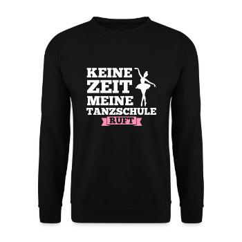 Ballerina Mädchen Balletttanz Geschenk - Unisex Pullover - Schwarz - Vorne - Alina (178cm) & Michal (187cm)