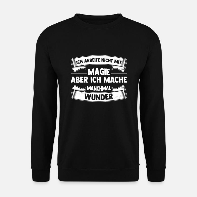 Handwerker Beruf Heimwerken Geschenk - Unisex Pullover - Schwarz