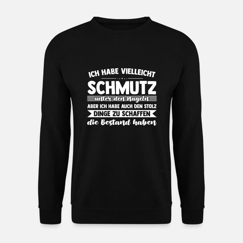 Handwerker Beruf Heimwerken Geschenk - Unisex Pullover - Schwarz