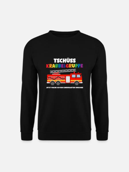 Kindergarten Feuerwehr Kindergartenanfänger Gesche - Unisex Pullover - Schwarz