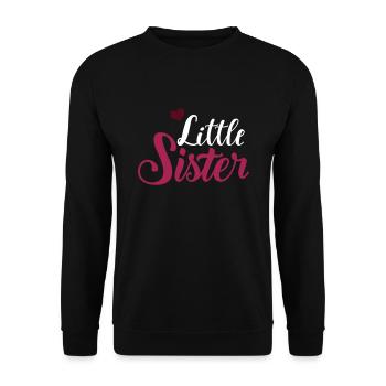 Schwester - Unisex Pullover - Schwarz - Vorne - Alina (178cm) & Michal (187cm)