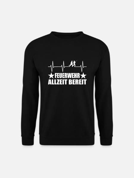Feuerwehr - Unisex Pullover - Schwarz