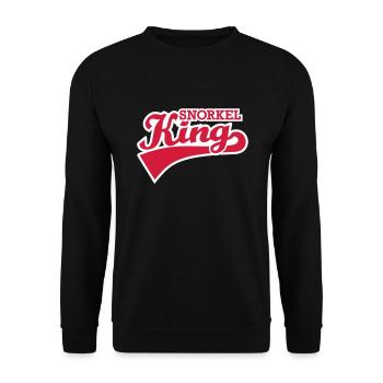 Snorkeling - Unisex Sweatshirt - black - Front - Alina (178cm) & Michal (187cm)