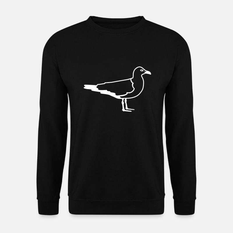 mouette - Sweat-shirt Unisexe - noir