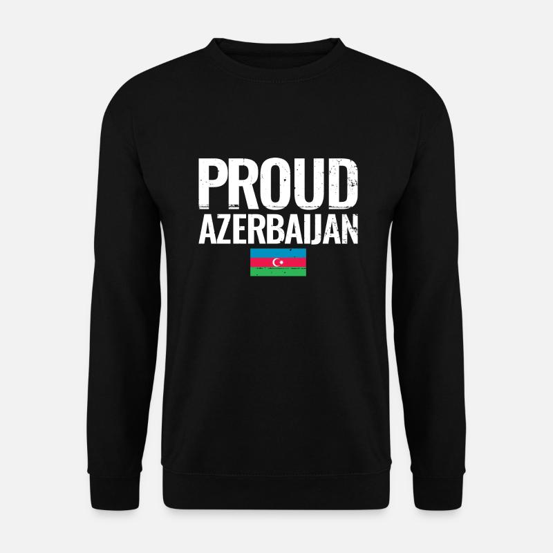 Fier Azerbaïdjan Azerbaïdjan Drapeau - Sweat-shirt Unisexe - noir