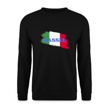 Kassel - Unisex Sweatshirt - black - Front - Alina (178cm) & Michal (187cm)