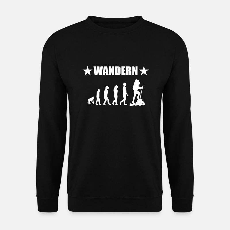 Wandern - Unisex Pullover - Schwarz