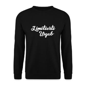Einzigartig - Schweizerdeutsch - Unisex Pullover - Schwarz - Vorne - Alina (178cm) & Michal (187cm)