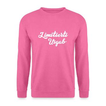 Einzigartig - Schweizerdeutsch - Unisex Pullover - Pink - Vorne