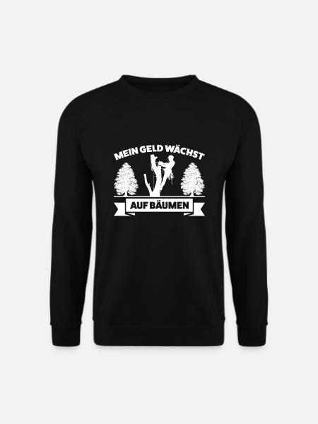 Baumkletterer Arborist Forstwirt Geschenk - Unisex Pullover - Schwarz