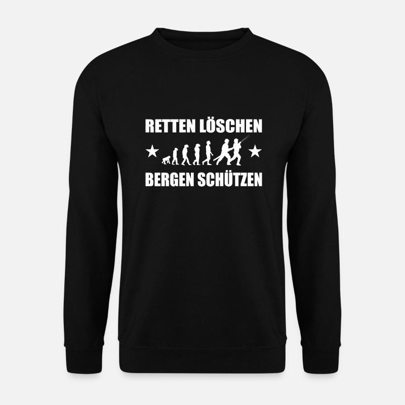 Feuerwehr - Unisex Pullover - Schwarz