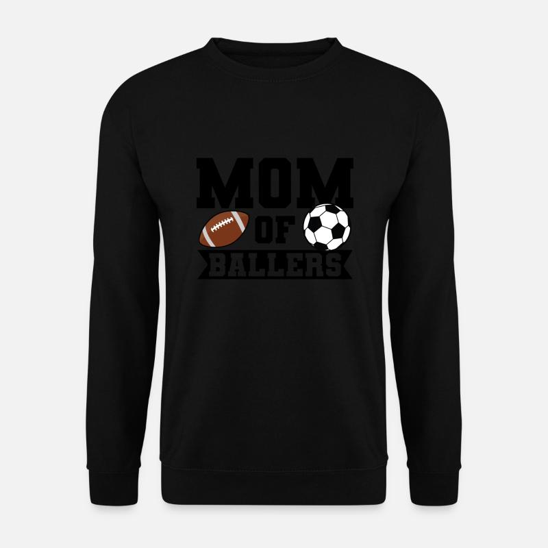 baller fussball baller Geschenk - Unisex Pullover - Schwarz