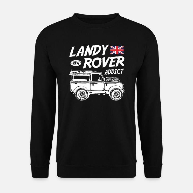Landy Rover Addict - Unisex Pullover - Schwarz