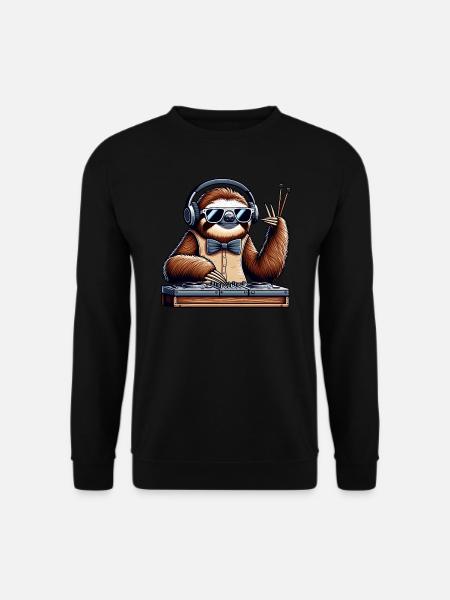 DJ Lustige Tiere - Unisex Pullover - Schwarz