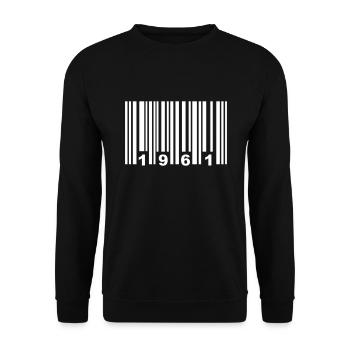 1961 - Unisex Sweatshirt - black - Front - Alina (178cm) & Michal (187cm)