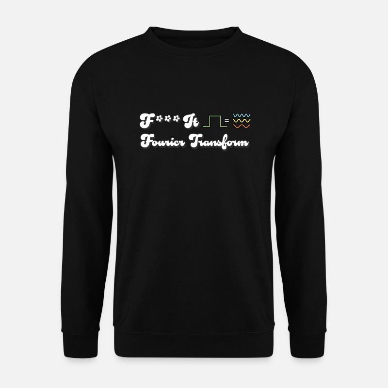Fourier transform - Sweat-shirt Unisexe - noir