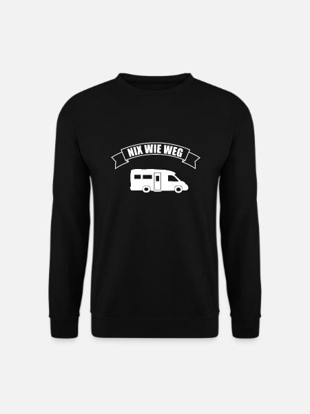 Camping - Unisex Pullover - Schwarz