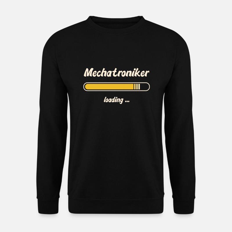 Mechatroniker loading - Unisex Pullover - Schwarz