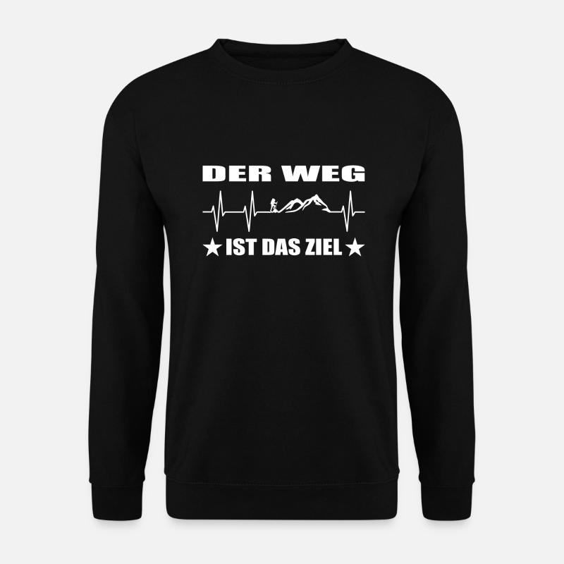Wandern - Unisex Pullover - Schwarz