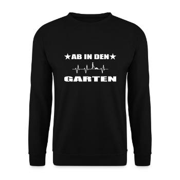 Garten - Unisex Pullover - Schwarz - Vorne - Alina (178cm) & Michal (187cm)