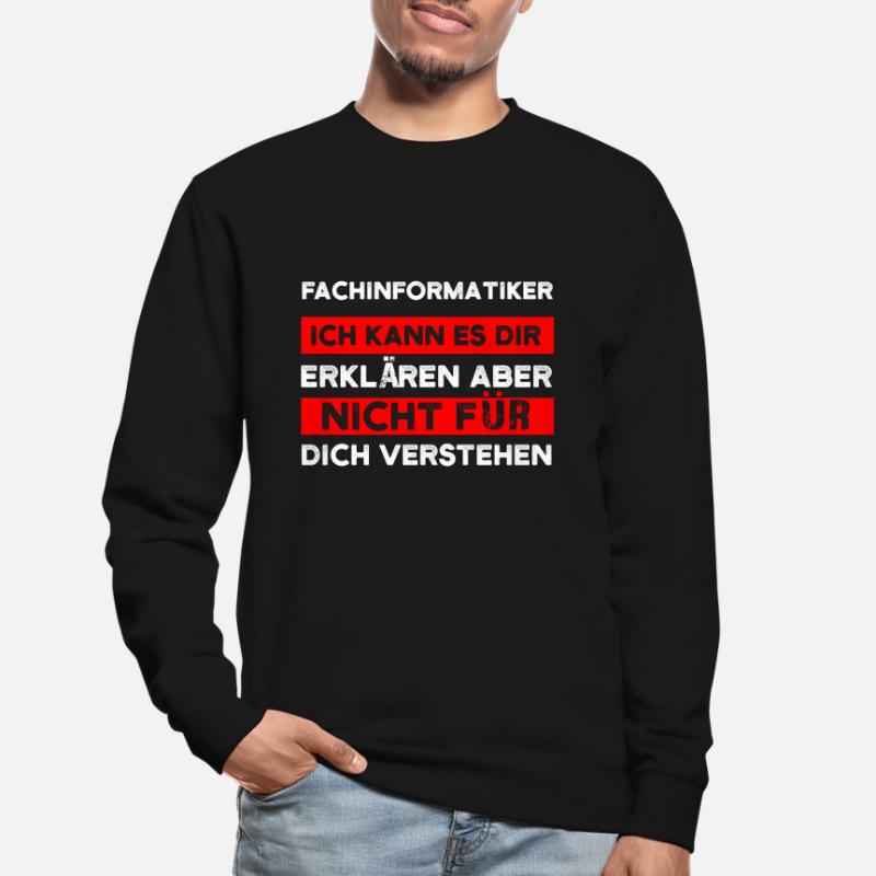 Fachinformatiker Beruf Programmierer Geschenk Unisex Pullover