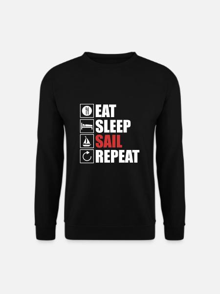 Sailor T-Shirt & Gift Idea Sailing - Unisex Sweatshirt - black