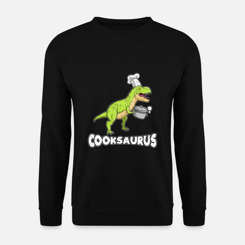 Cook dinosaurs - Unisex Sweatshirt - black