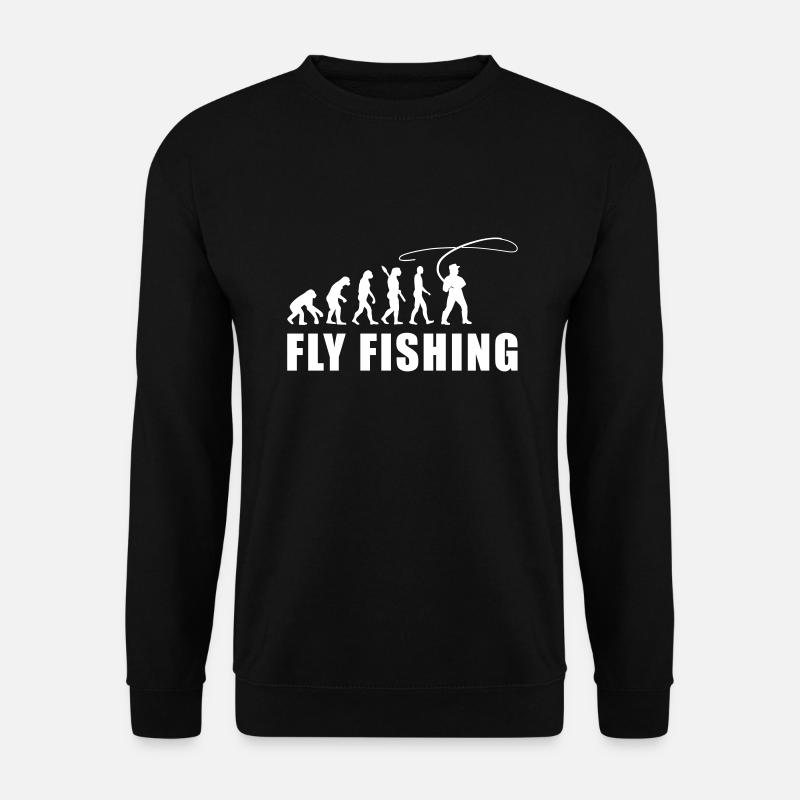 Pêche à la mouche - Sweat-shirt Unisexe - noir