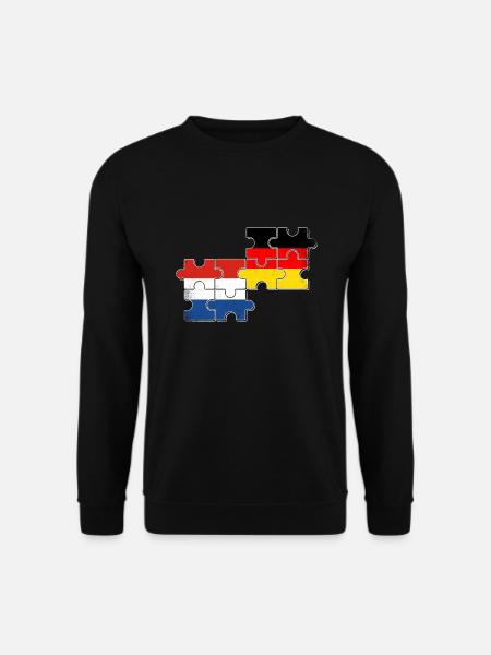 Niederlande Deutschland Niederländisch Deutsch - Unisex Pullover - Schwarz