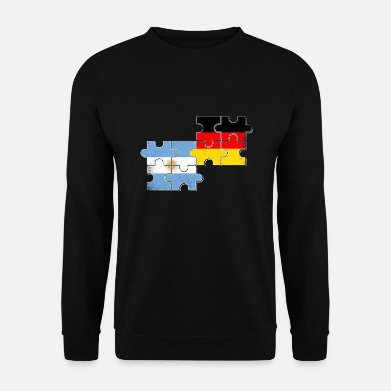 Argentina Germany Argentinian German - Unisex Sweatshirt - black