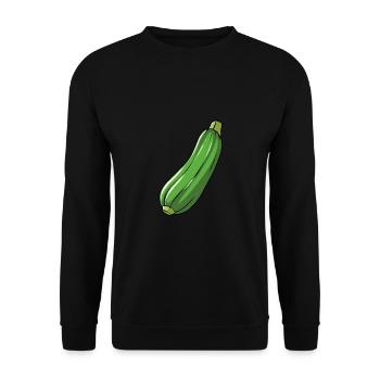 Zucchini - Unisex Pullover - Schwarz - Vorne - Alina (178cm) & Michal (187cm)