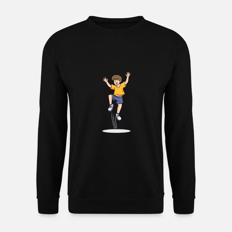 Springen Trampolin - Unisex Pullover - Schwarz
