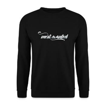 most wanted - Unisex Sweatshirt - black - Front - Alina (178cm) & Michal (187cm)