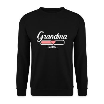 mamie - Sweat-shirt Unisexe - noir - Devant - Alina (178cm) & Michal (187cm)