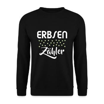 Petty exactly spitsy philistine bean counter - Unisex Sweatshirt - black - Front - Alina (178cm) & Michal (187cm)