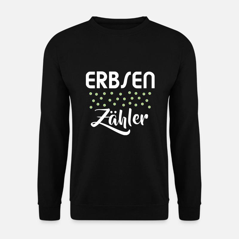Kleinlich Genau Spießig Spießer Erbsenzähler - Unisex Pullover - Schwarz