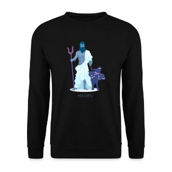 Hadès - Mythologie grecque - Sweat-shirt Unisexe - noir - Devant - Alina (178cm) & Michal (187cm)