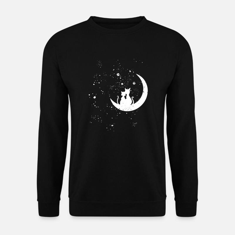 Cats Love - Unisex Sweatshirt - black
