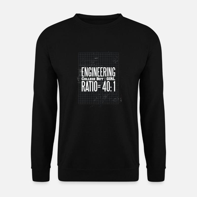 Ingenieur - Spruch Studium Mann Frau - Unisex Pullover - Schwarz