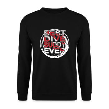 Meilleur compagnon de plongée pour toujours, Plongée sous-marine, Aquaholic - Sweat-shirt Unisexe - noir - Devant - Alina (178cm) & Michal (187cm)