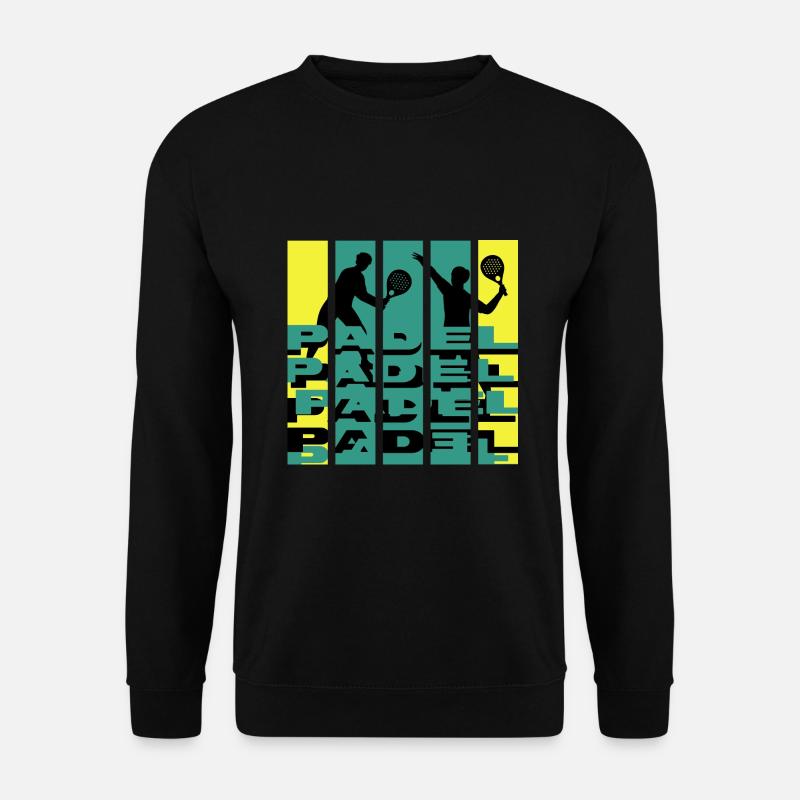 Padel Padeltennis Paddle padeltennismode - Unisex Pullover - Schwarz