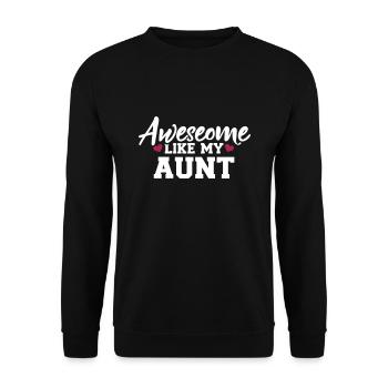 Tante - Unisex Pullover - Schwarz - Vorne - Alina (178cm) & Michal (187cm)
