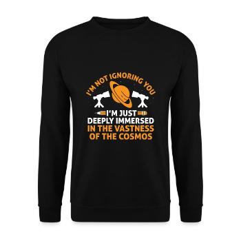 Professeur de sciences Professeur d’école Biologie Chimie P - Sweat-shirt Unisexe - noir - Devant - Alina (178cm) & Michal (187cm)