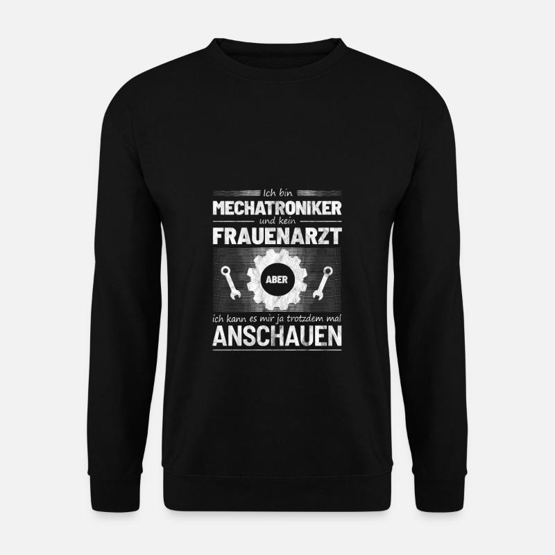 KFZ Mechatroniker Spruch Sprüche Witze Geschenk - Unisex Pullover - Schwarz