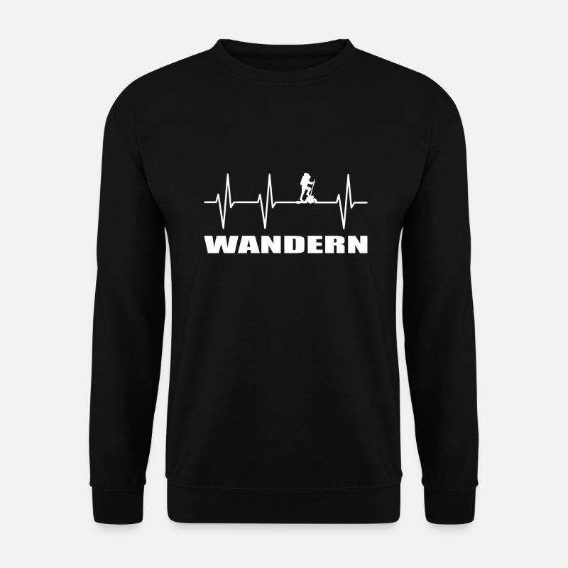 Wandern - Unisex Pullover - Schwarz