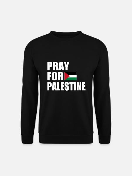 Pray for palestine - Unisex Pullover - Schwarz