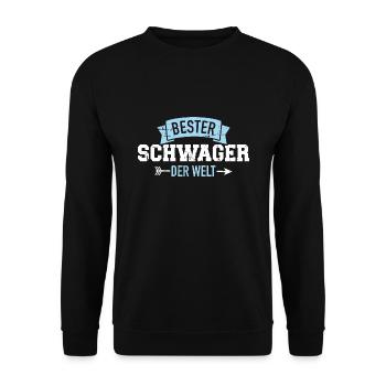 Schwager - Unisex Pullover - Schwarz - Vorne - Alina (178cm) & Michal (187cm)