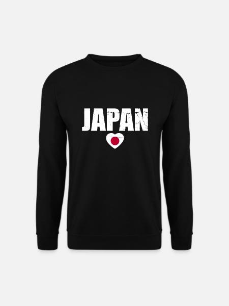 Japan Japanische Flagge Japaner - Unisex Pullover - Schwarz