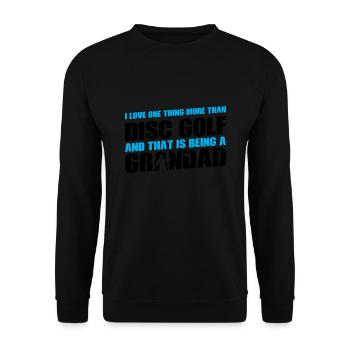 Discgolfer Discgolf Discgolfing Geschenk - Unisex Pullover - Schwarz - Vorne - Alina (178cm) & Michal (187cm)