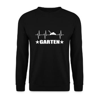 Garten - Unisex Pullover - Schwarz - Vorne - Alina (178cm) & Michal (187cm)